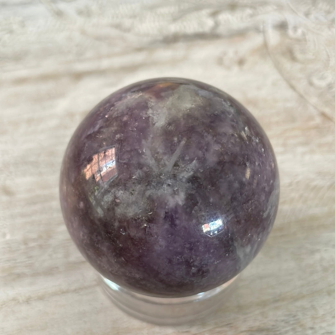 Lepidolite Sphere