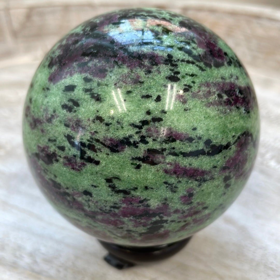 Ruby Zoisite Sphere