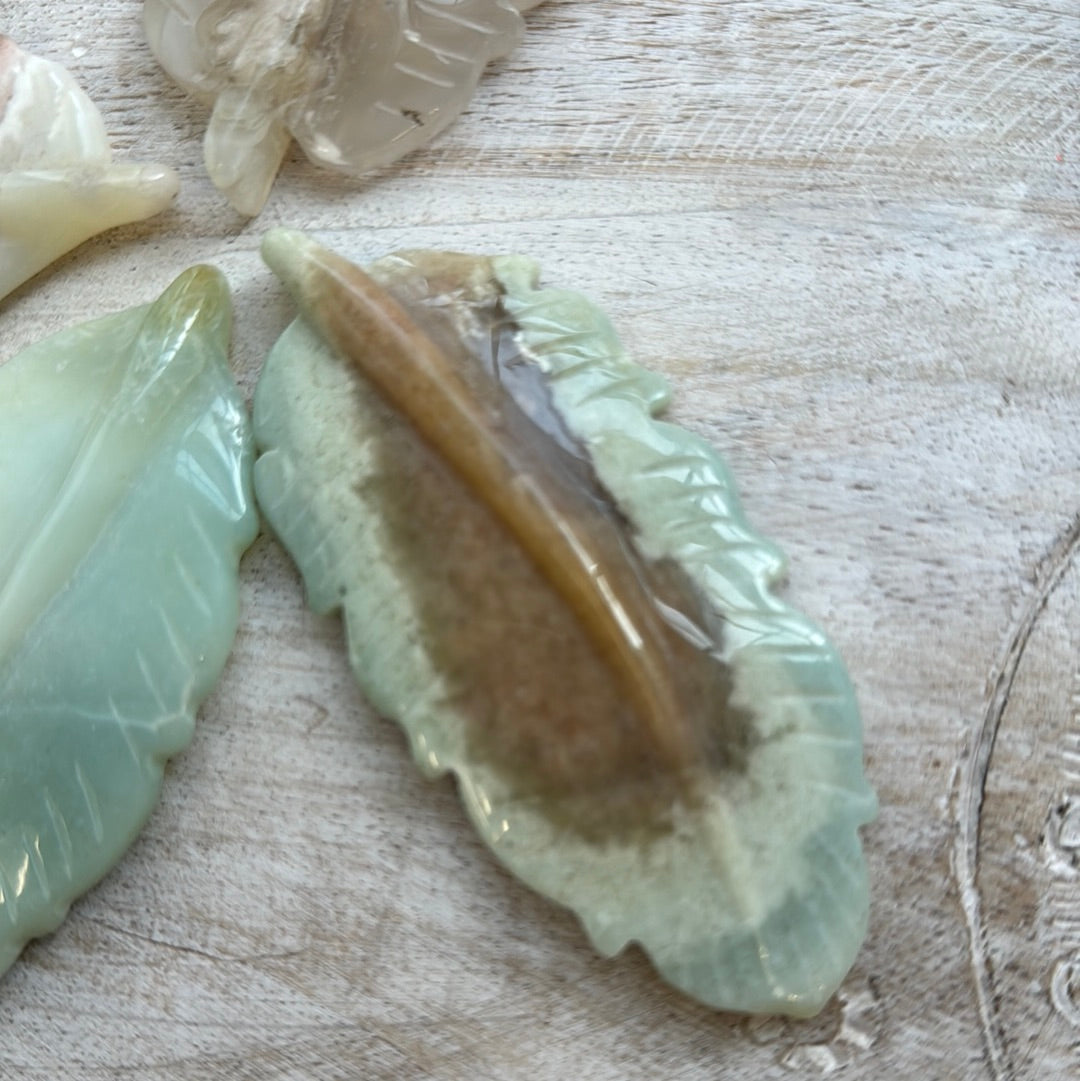 Flower Agate Feather