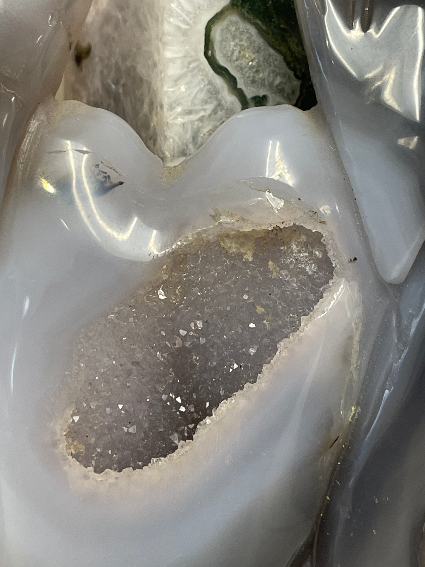 Druzy Agate Dolphin