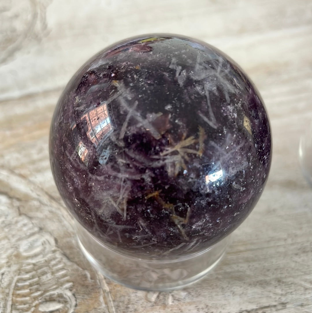 Lepidolite Sphere