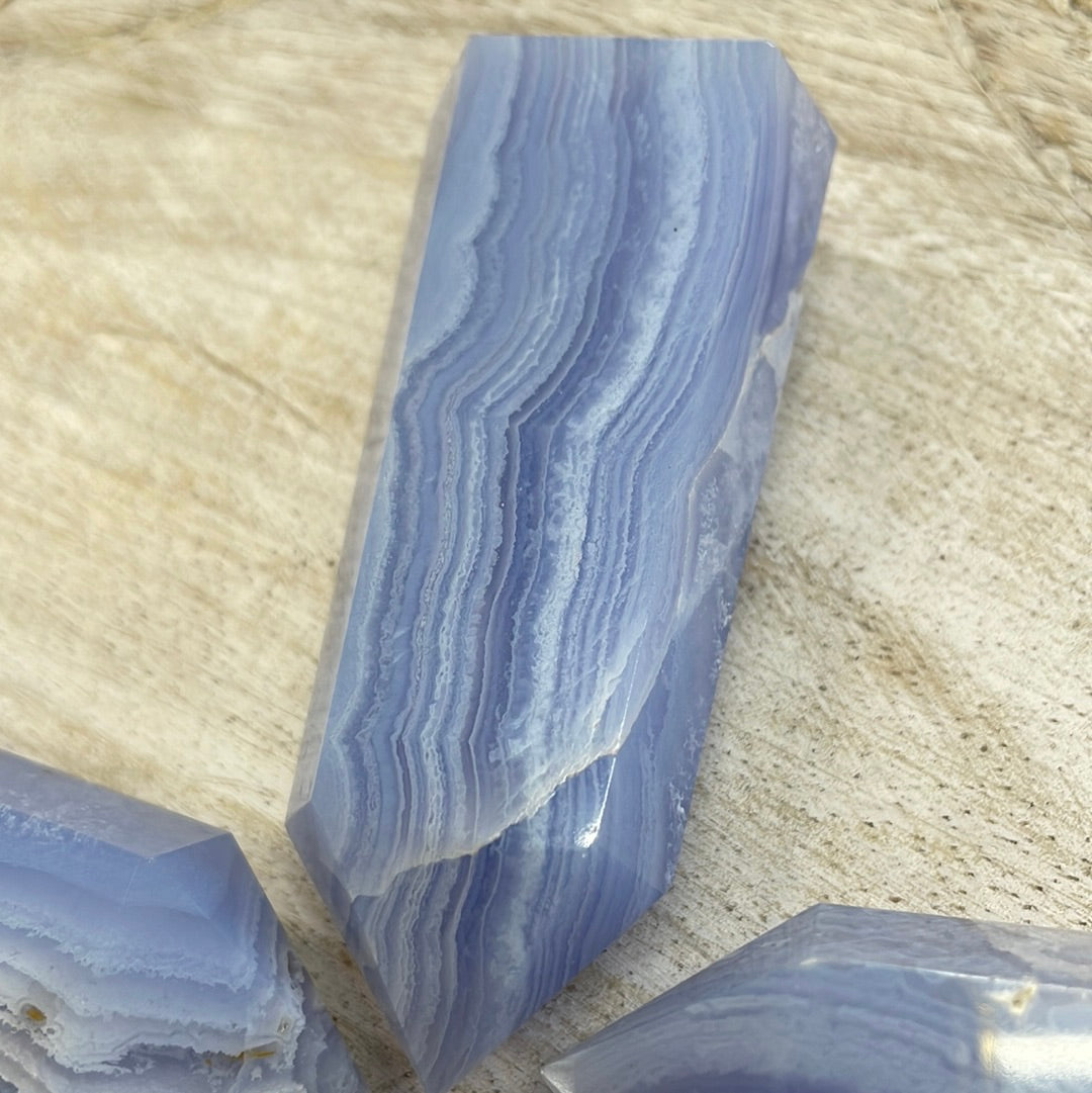 Blue Lace Agate Tower