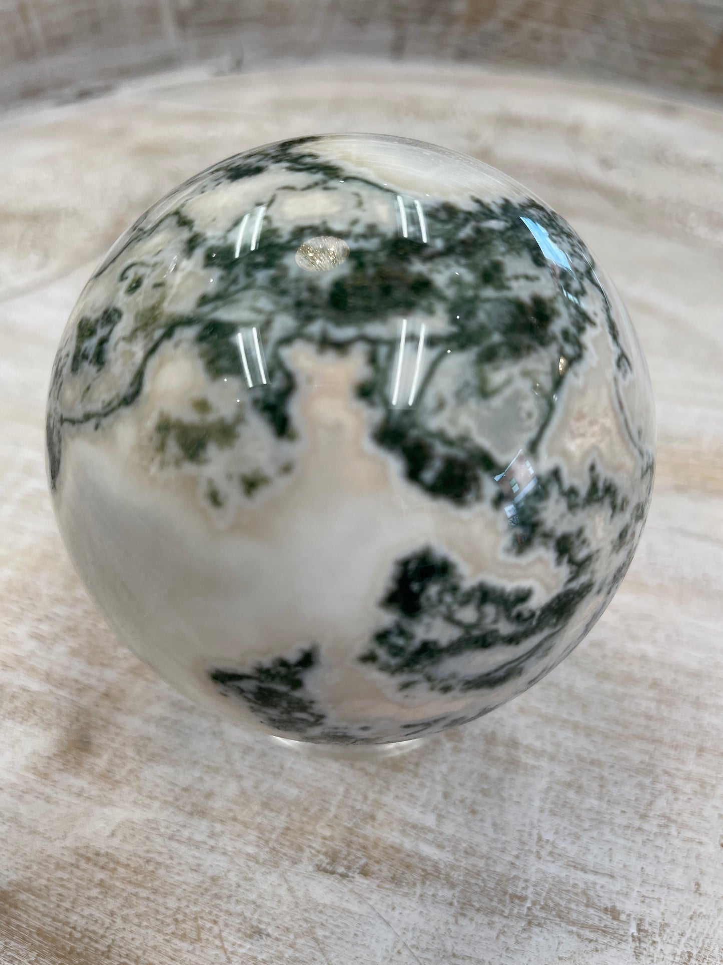 Moss Agate Sphere