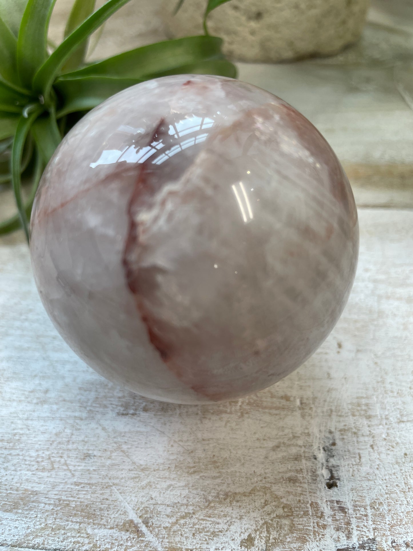 Fire Quartz Sphere