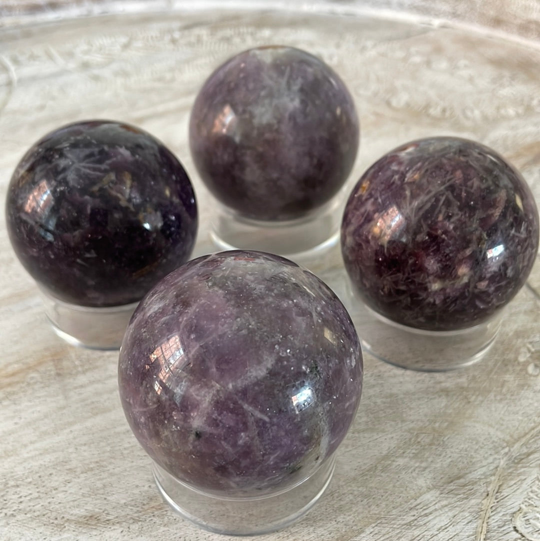 Lepidolite Sphere