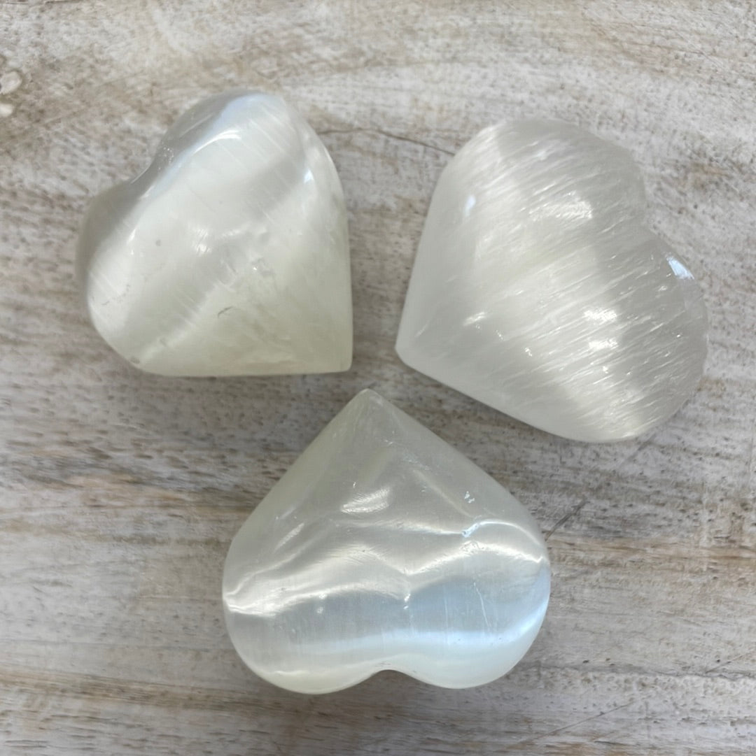 Selenite Heart