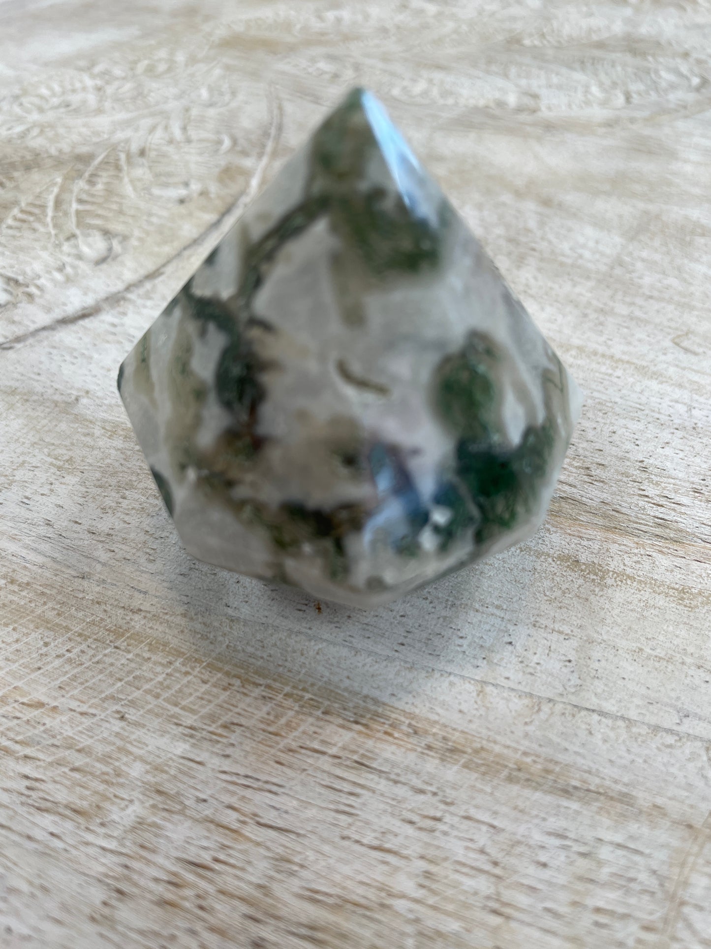 Moss Agate Diamond