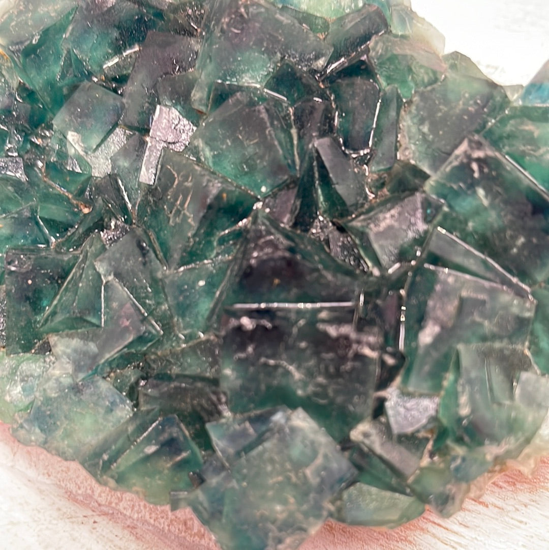 Raw Fluorite, Green