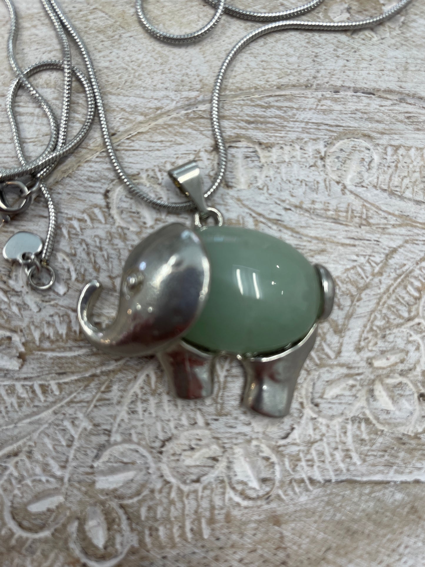 Jade Elephant Necklace