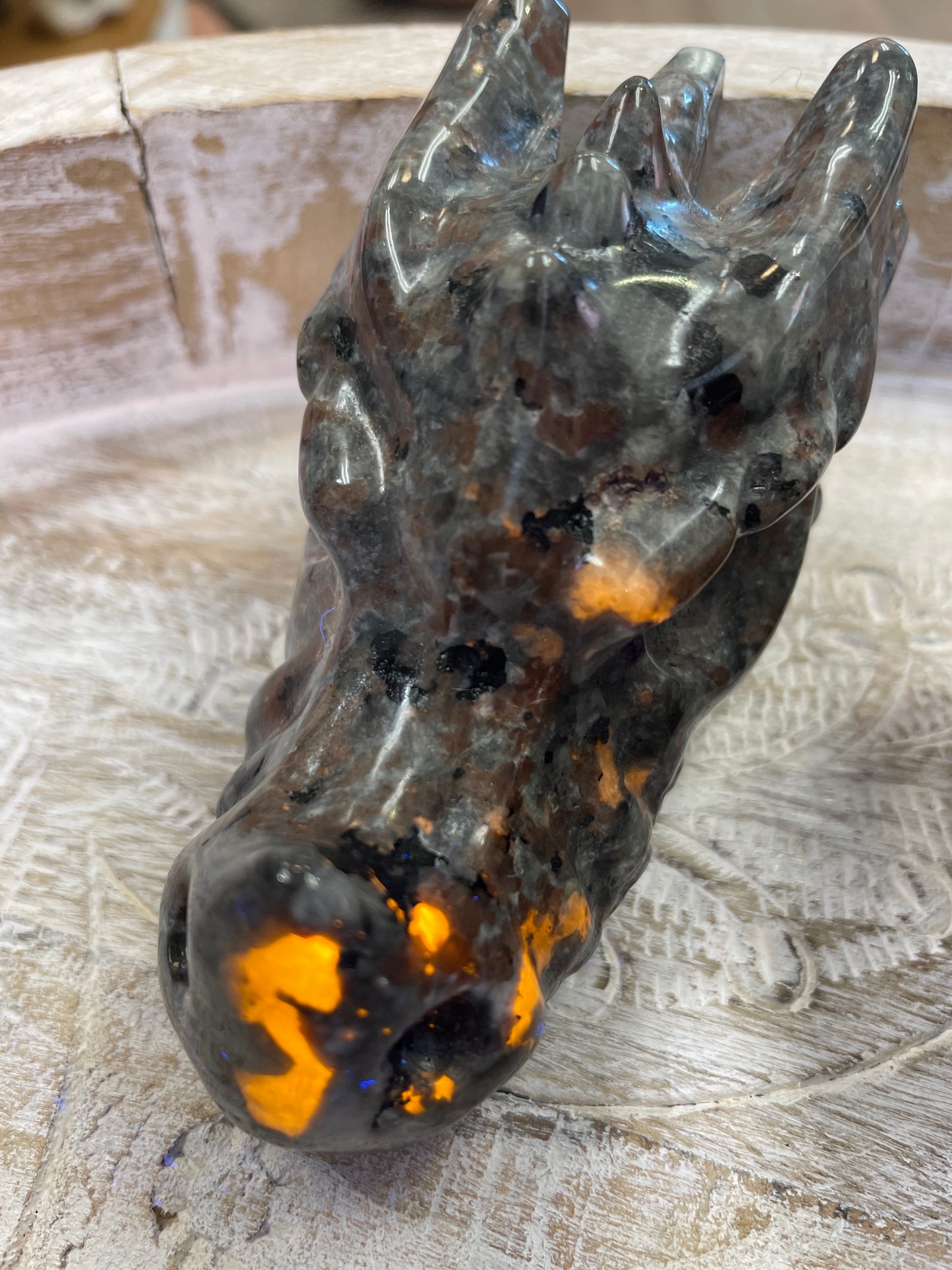Yooperlite Dragon Head