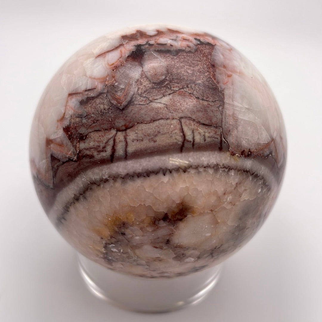 Banded Calcite Sphere