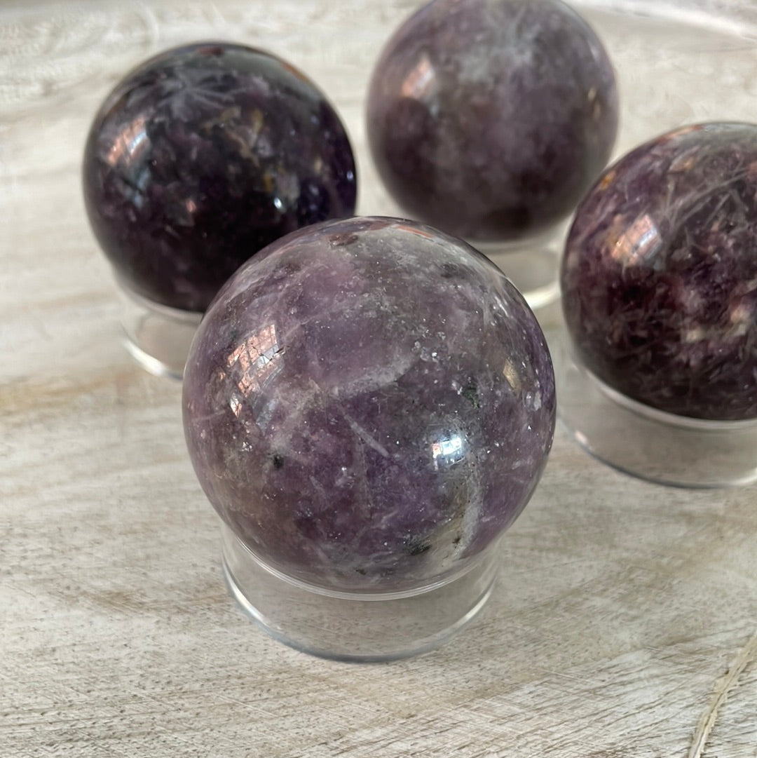 Lepidolite Sphere