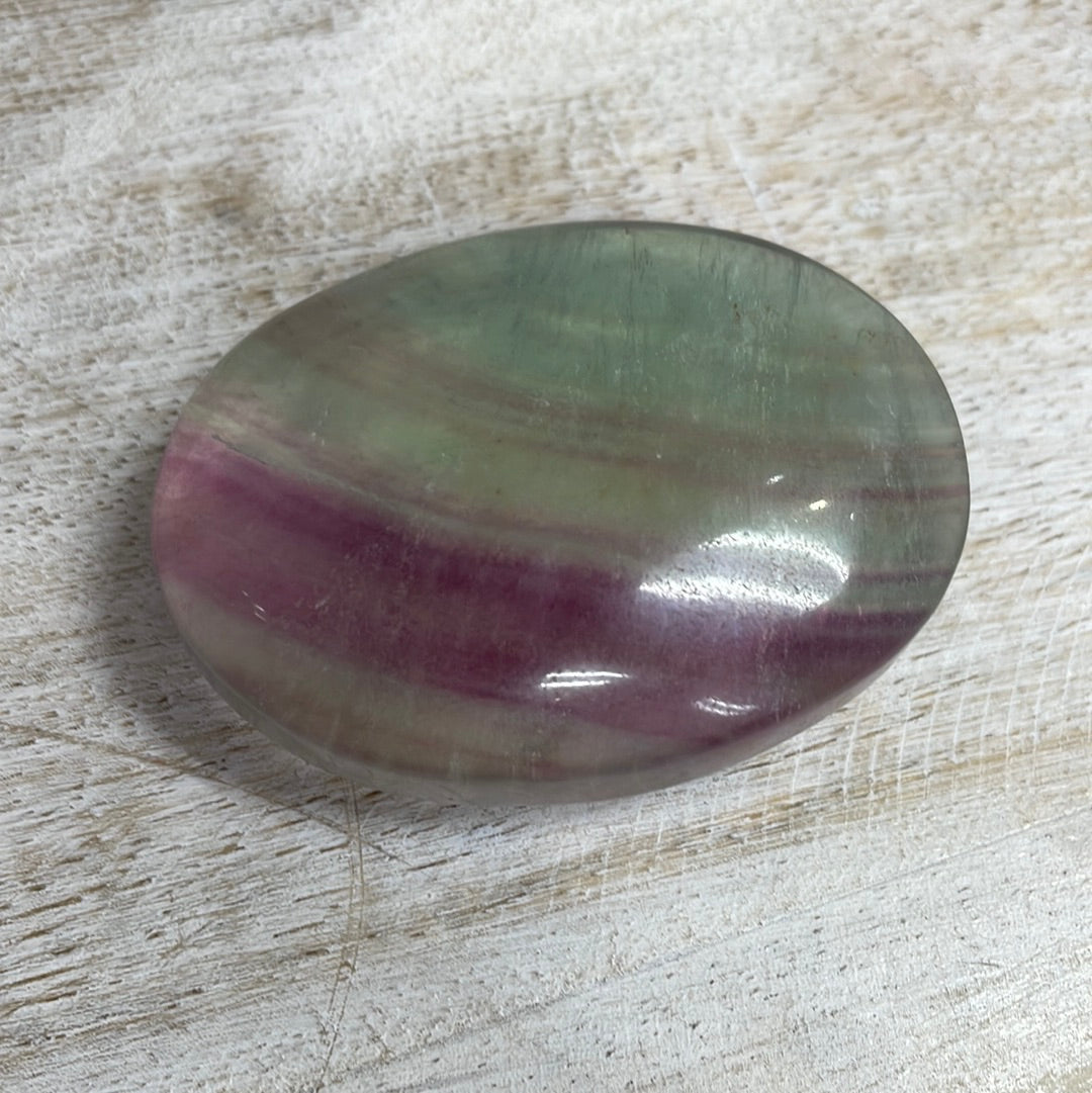 Fluorite Palm Stone