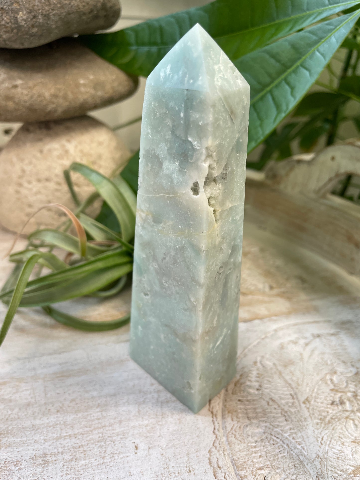 Blue Aragonite Tower
