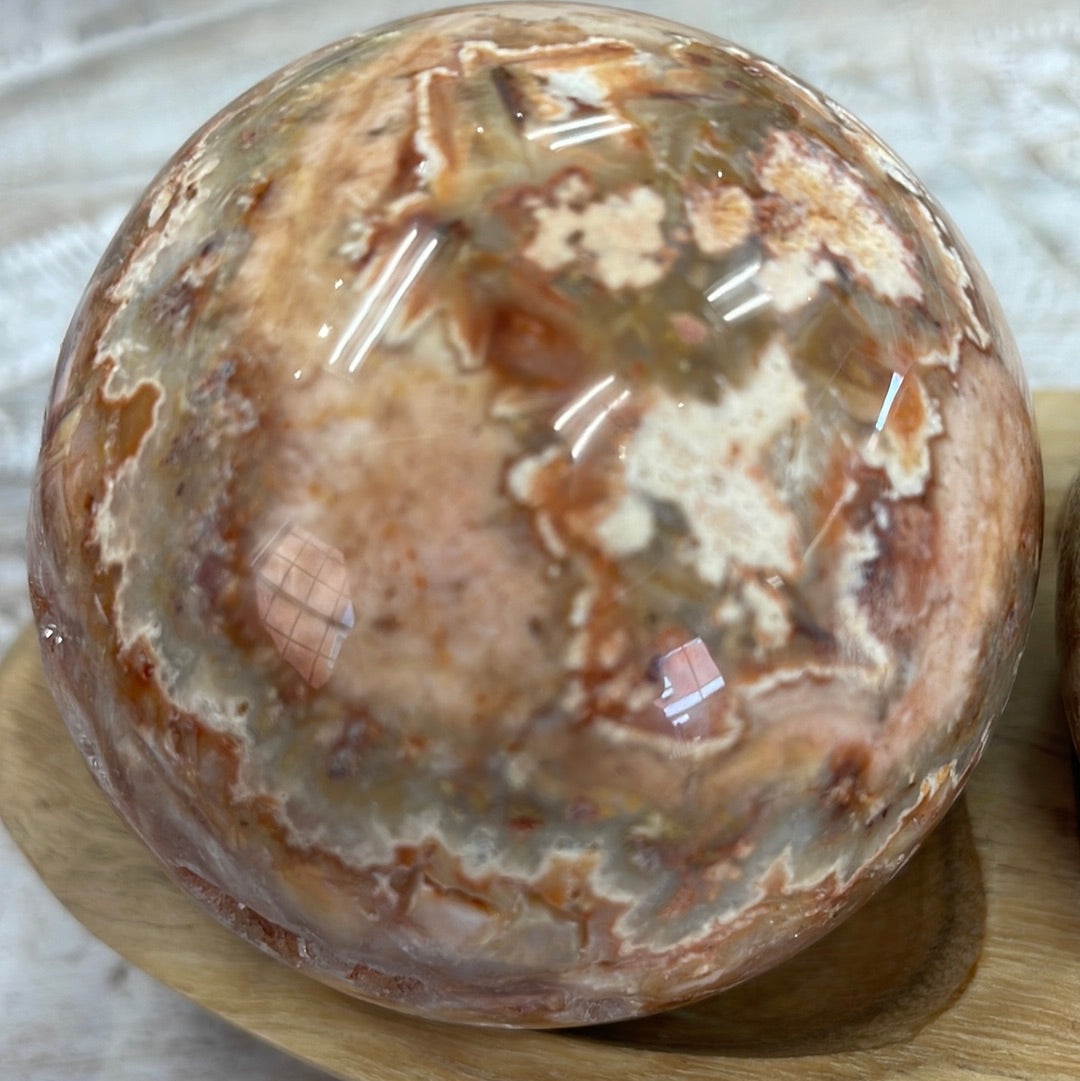 Crazy Lace Agate Sphere