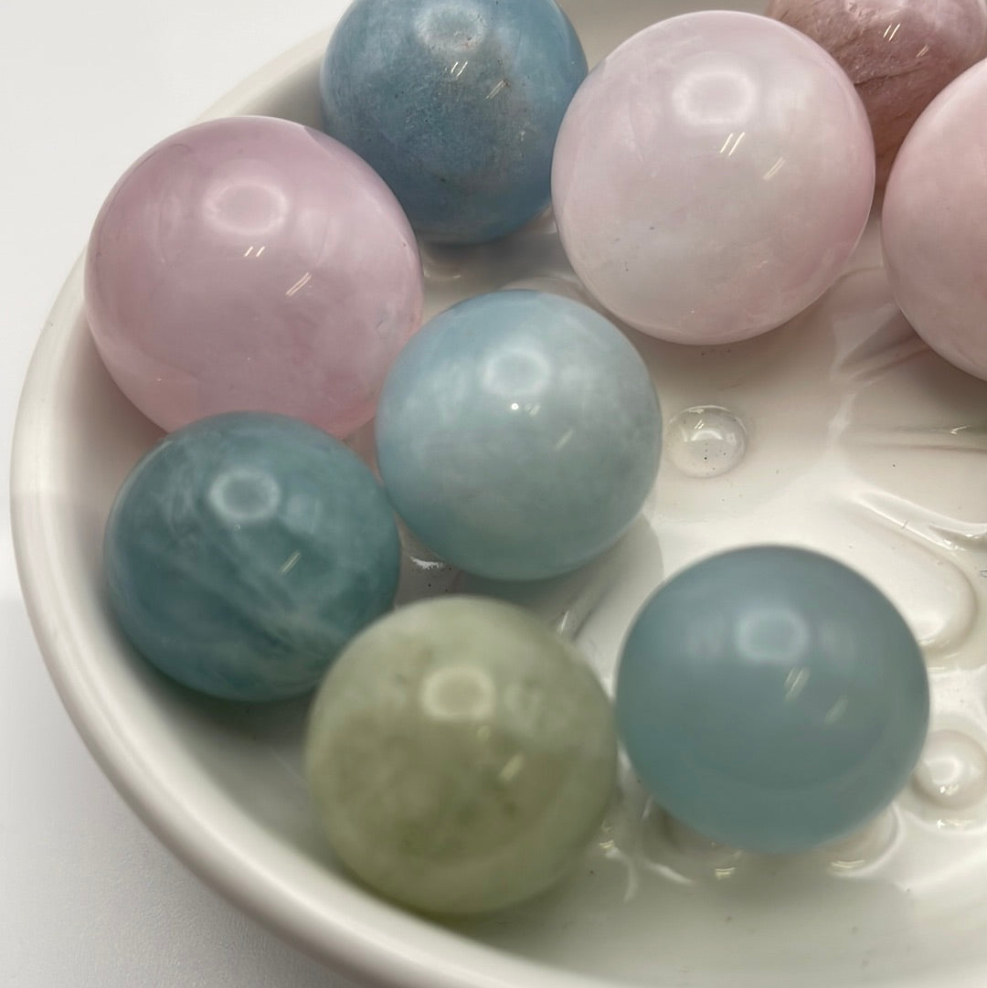 Morganite Spheres