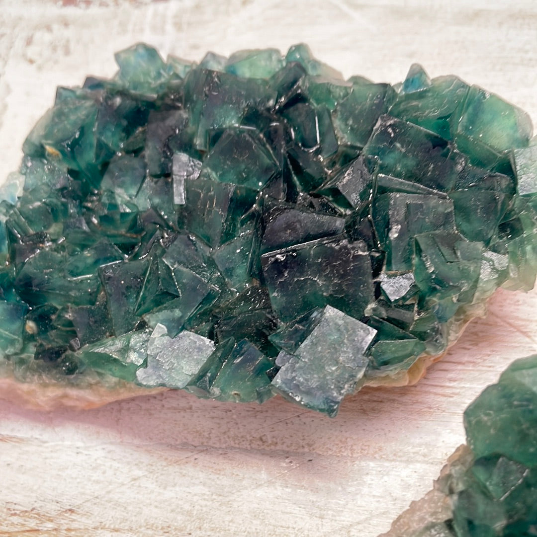 Raw Fluorite, Green