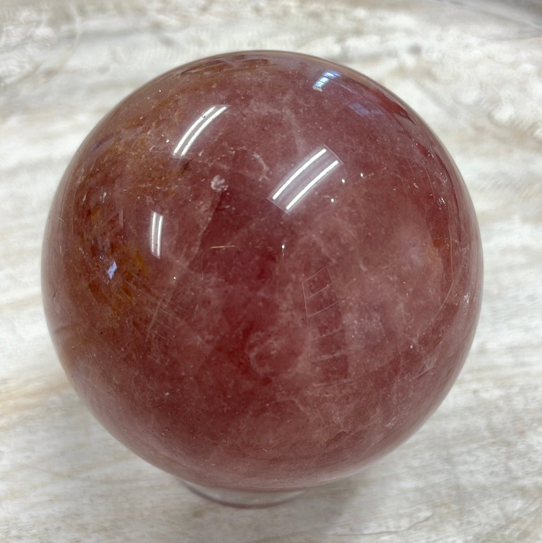Strawberry Quartz Sphere