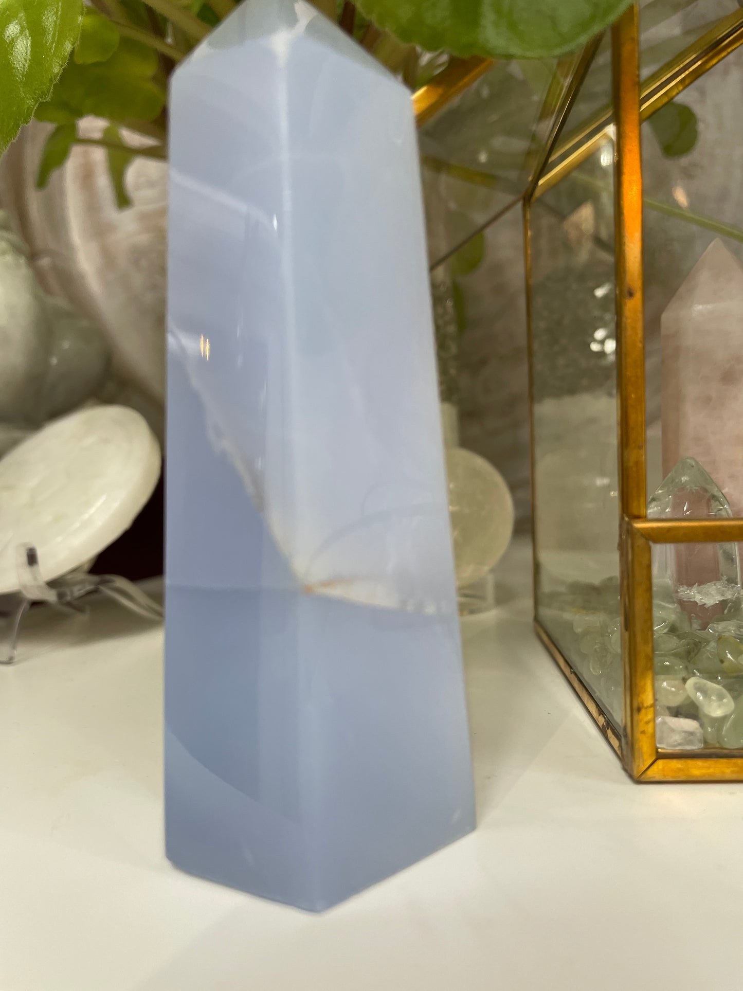 Blue Chalcedony Tower