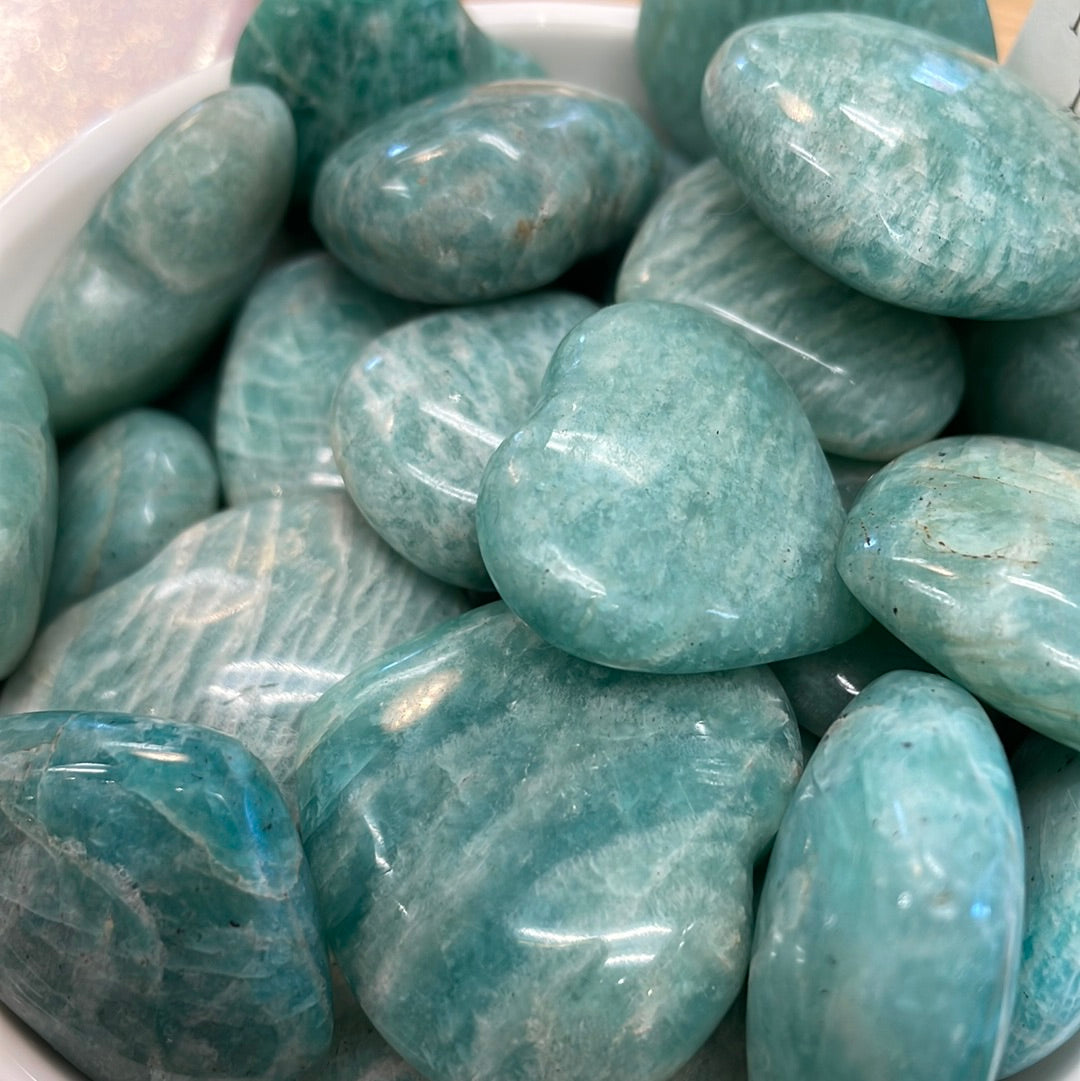 Amazonite Heart