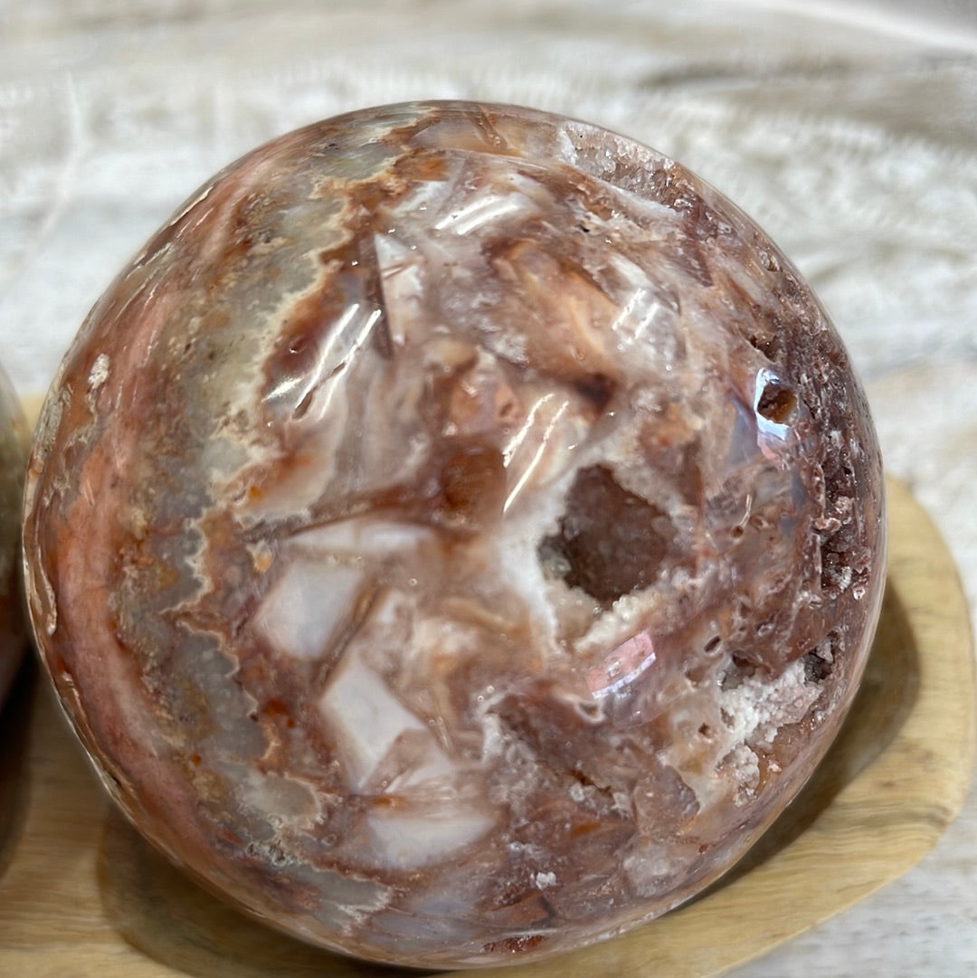 Crazy Lace Agate Sphere