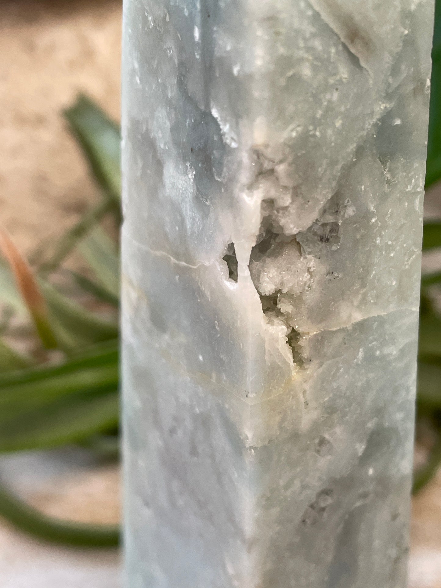 Blue Aragonite Tower