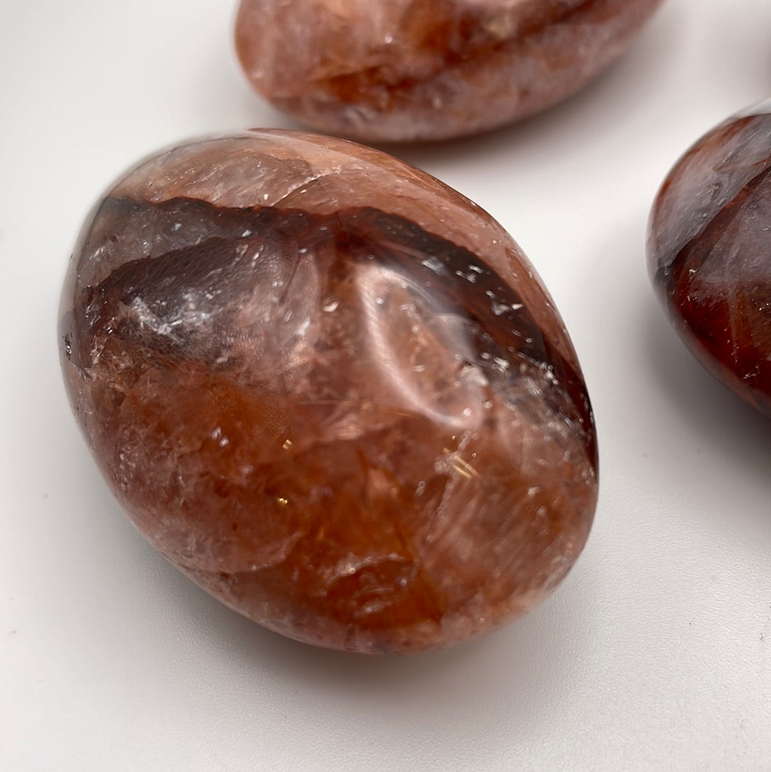 Fire Quartz Palm Stone