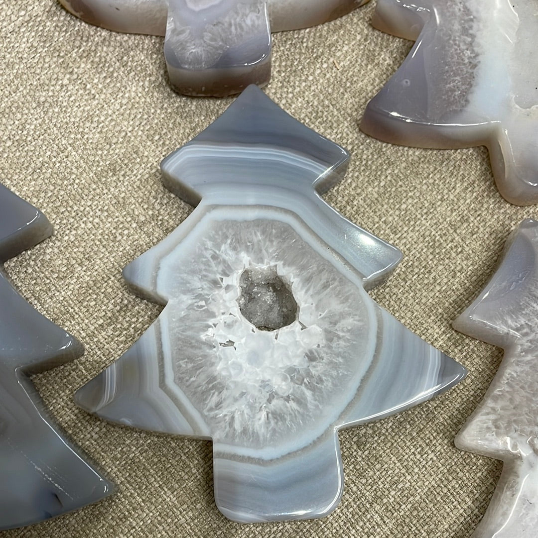 Druzy Agate Christmas Tree