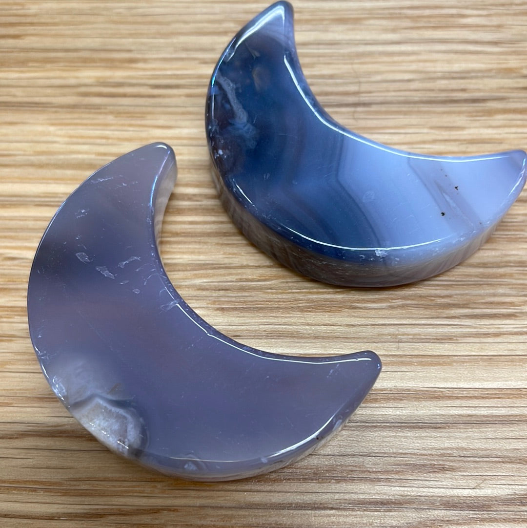 Flower Agate Moon