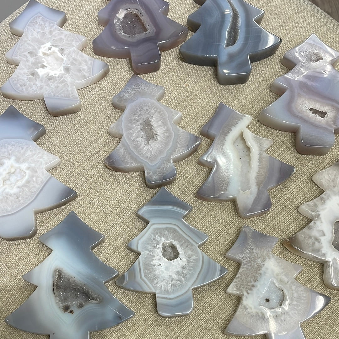 Druzy Agate Christmas Tree