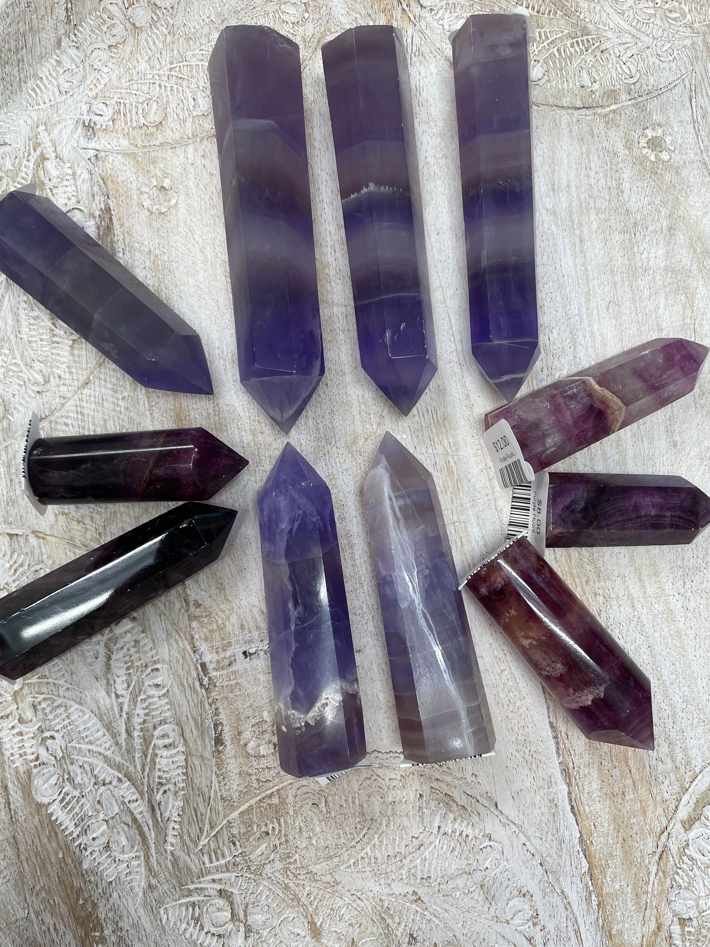 Purple Fluorite Tower