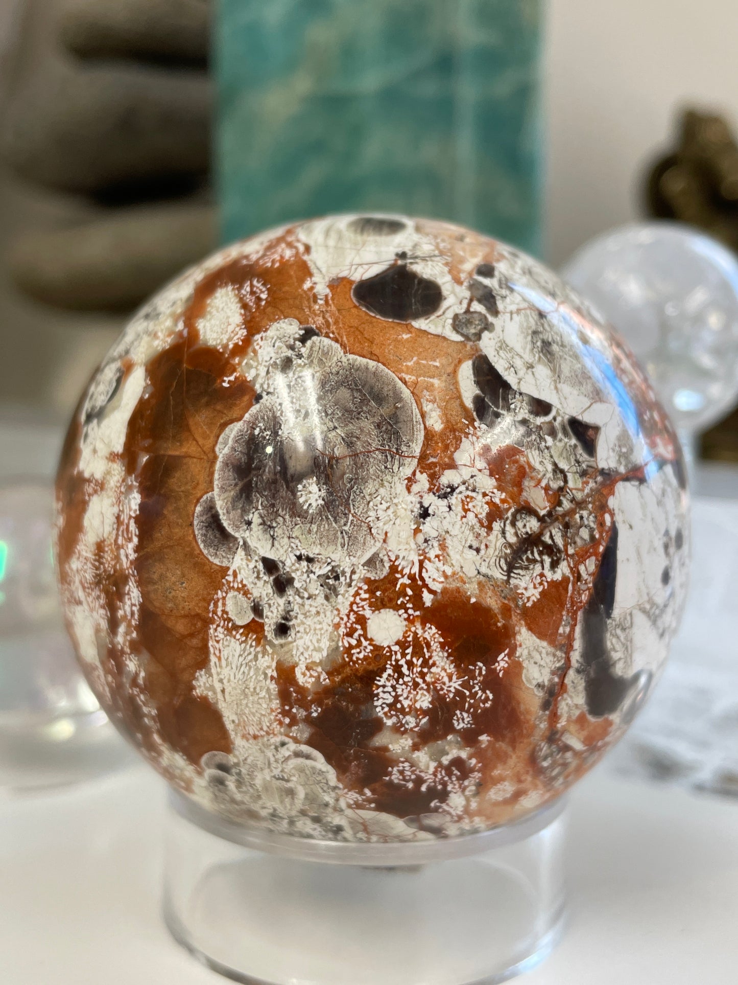 Money Agate Sphere