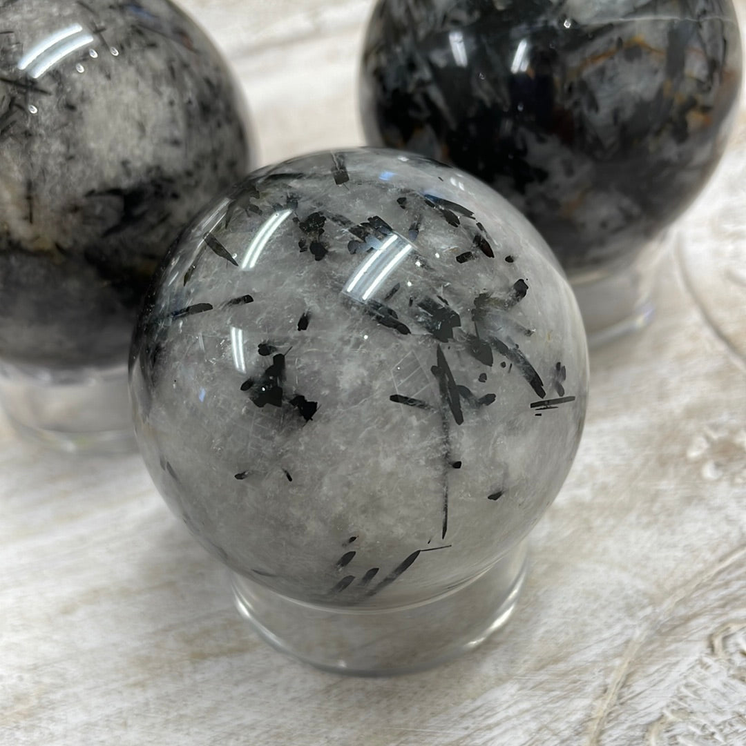 Black Tourmaline Sphere