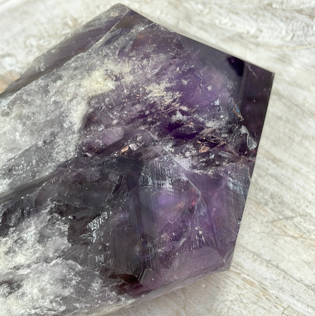 Amethyst Elestial Wand, Extra Large
