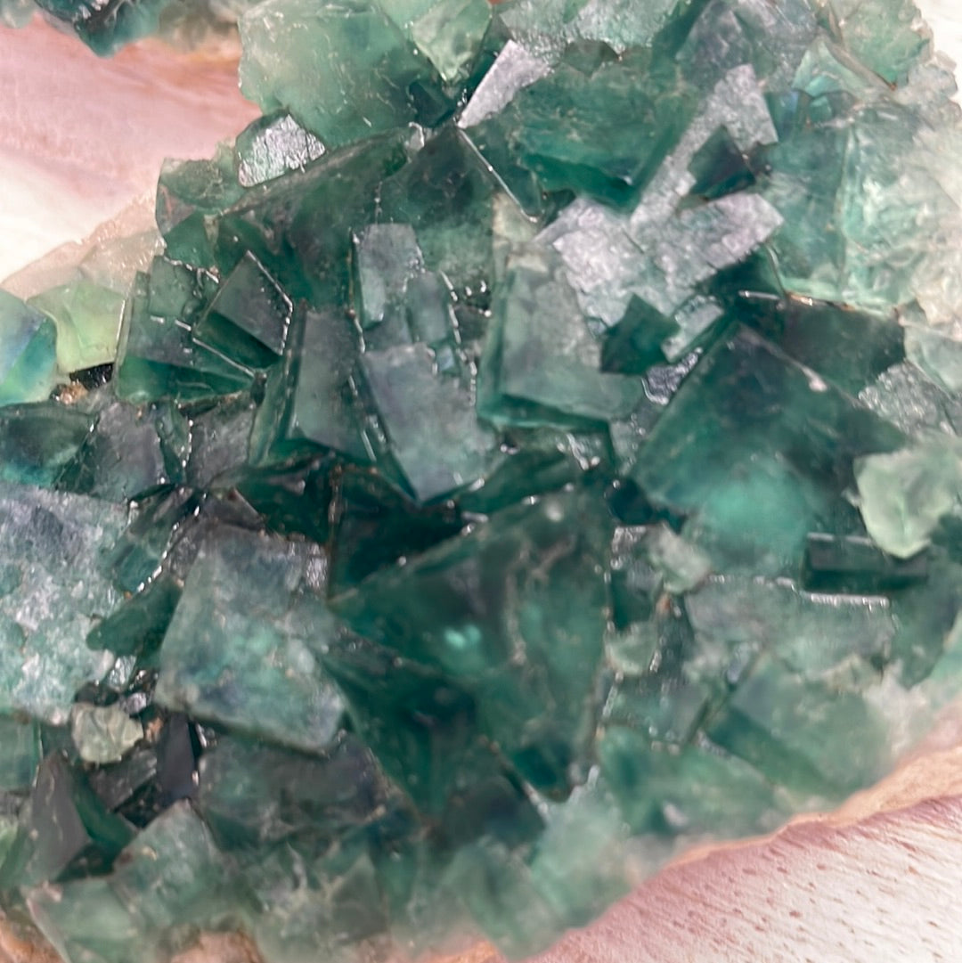 Raw Fluorite, Green