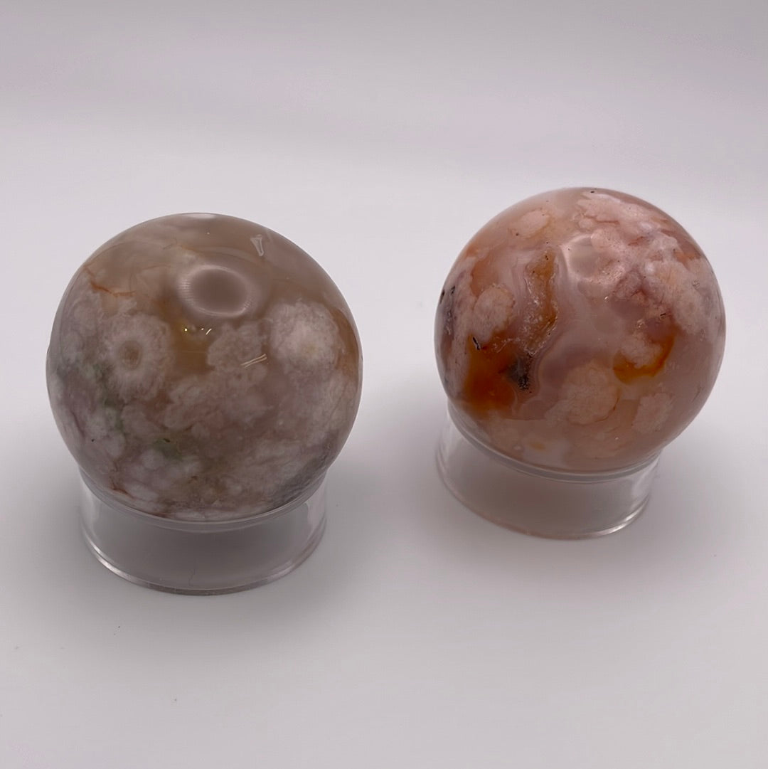 Flower Agate Sphere