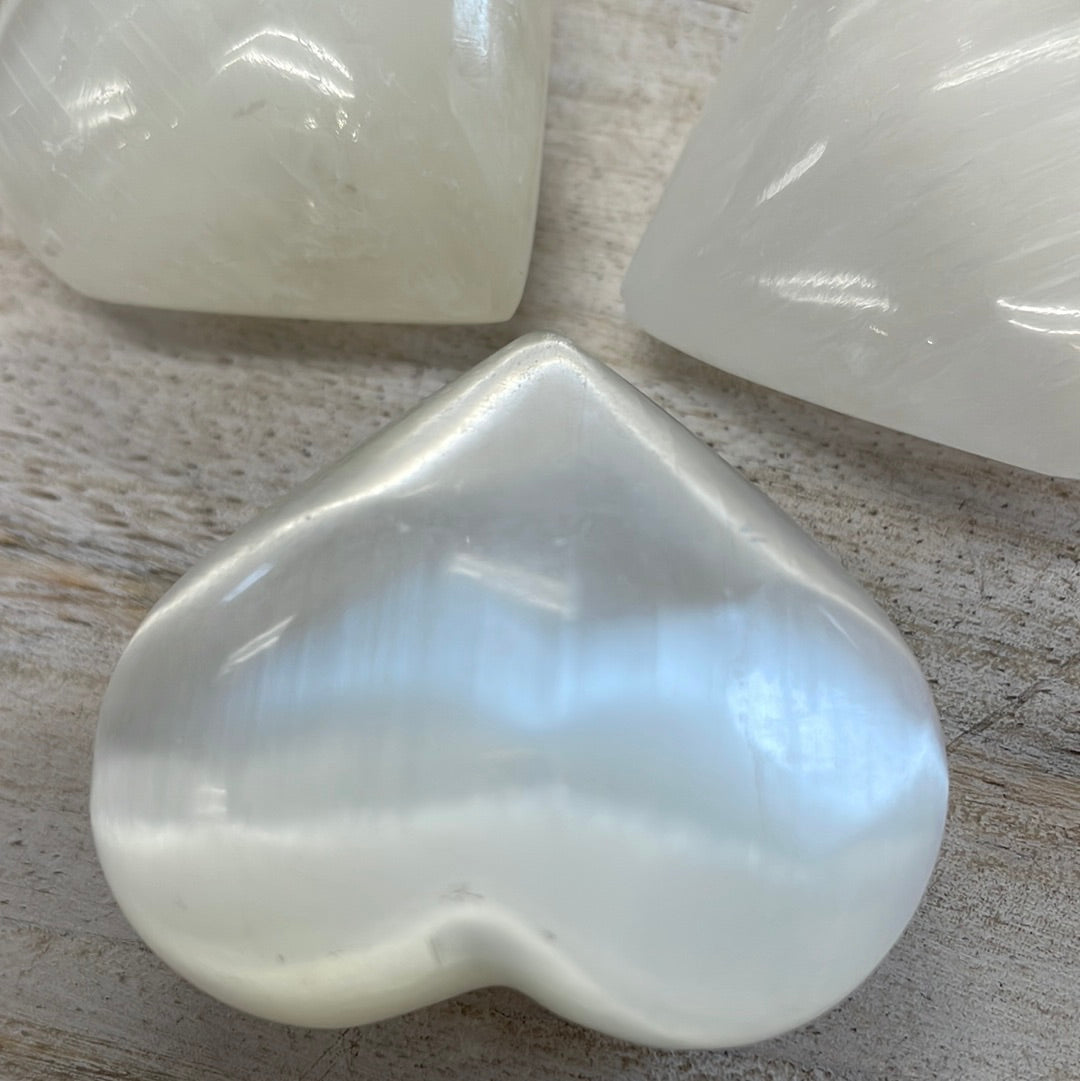 Selenite Heart