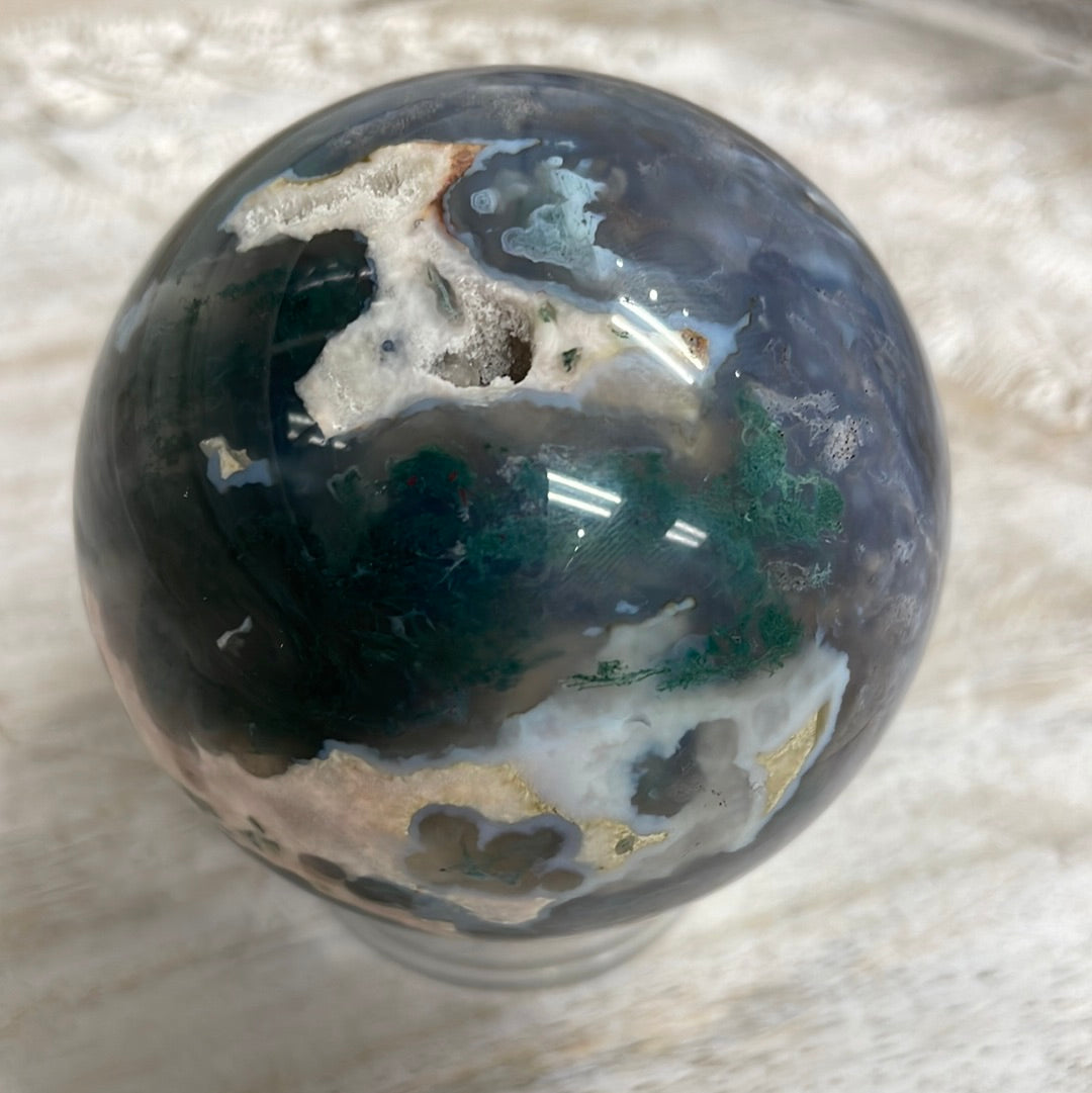 Moss Agate Sphere