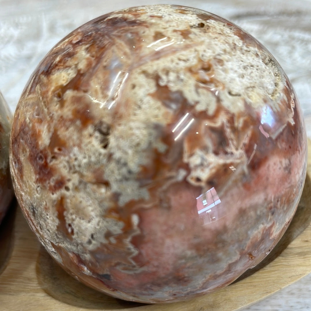 Crazy Lace Agate Sphere