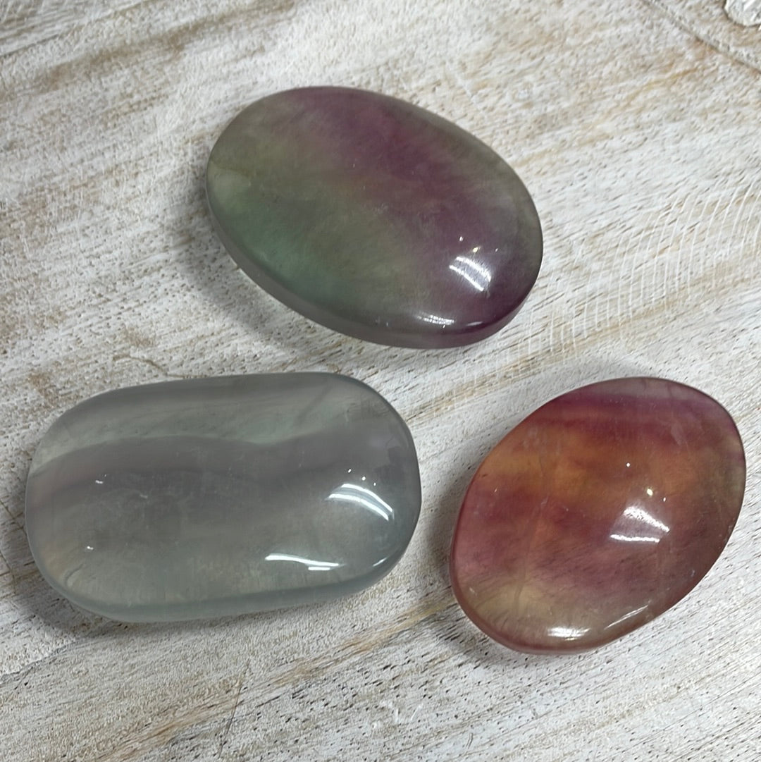 Fluorite Palm Stone