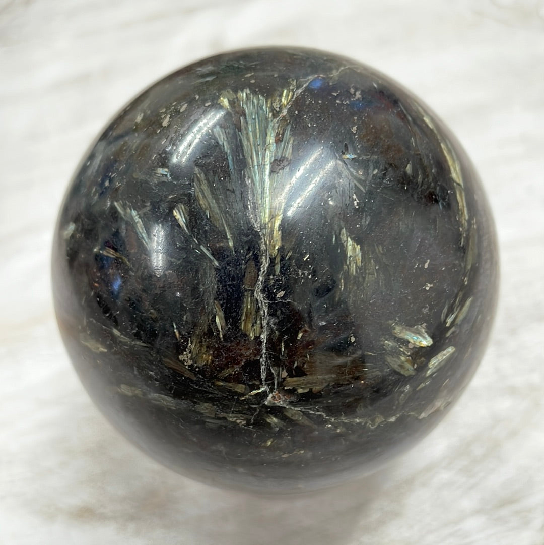 Fireworks Stone Sphere