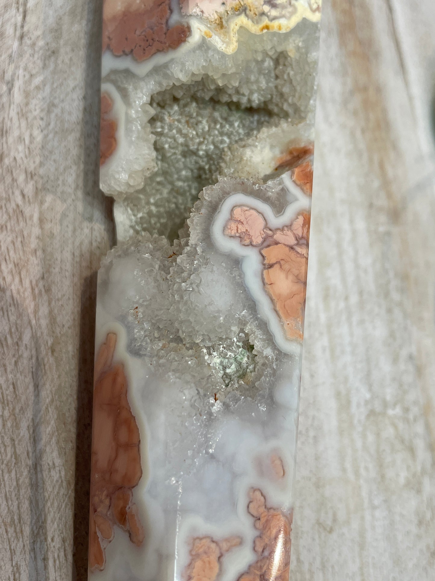Cotton Candy Agate Wand