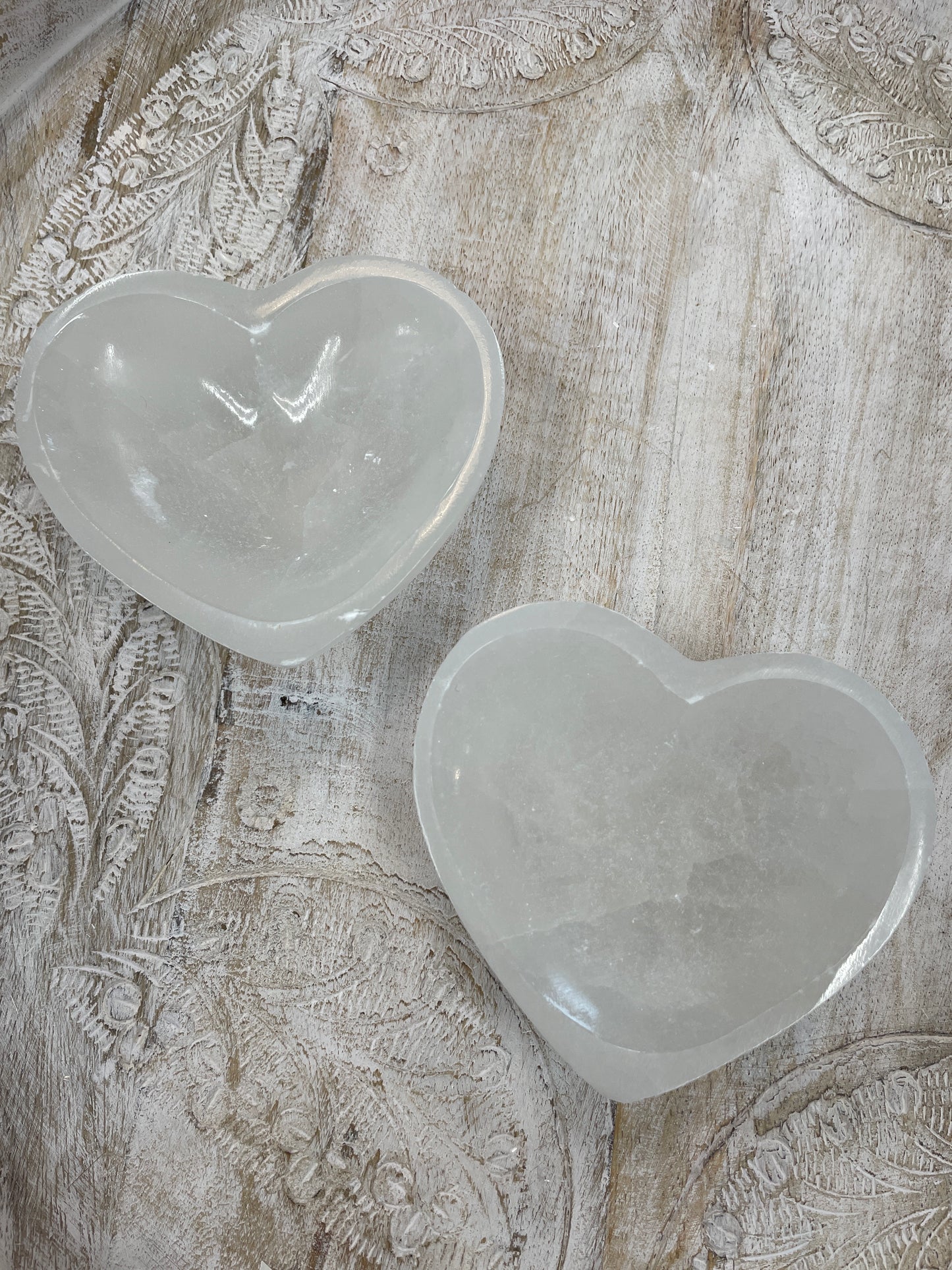 Selenite Heart Bowl