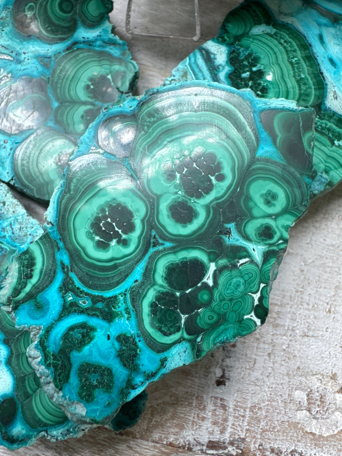 Malachite & Chrysocolla Slab