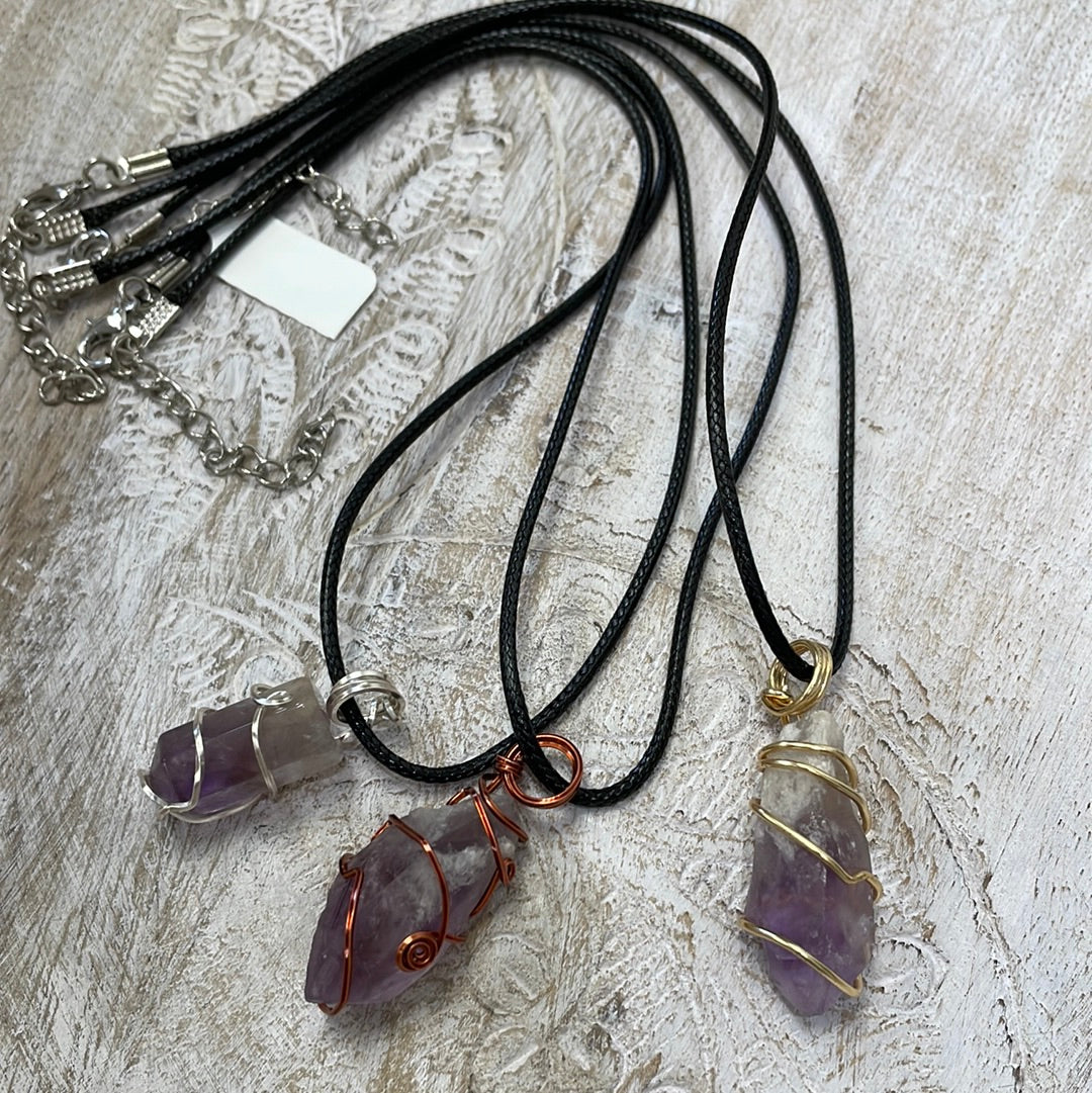 Amethyst Wire Wrapped