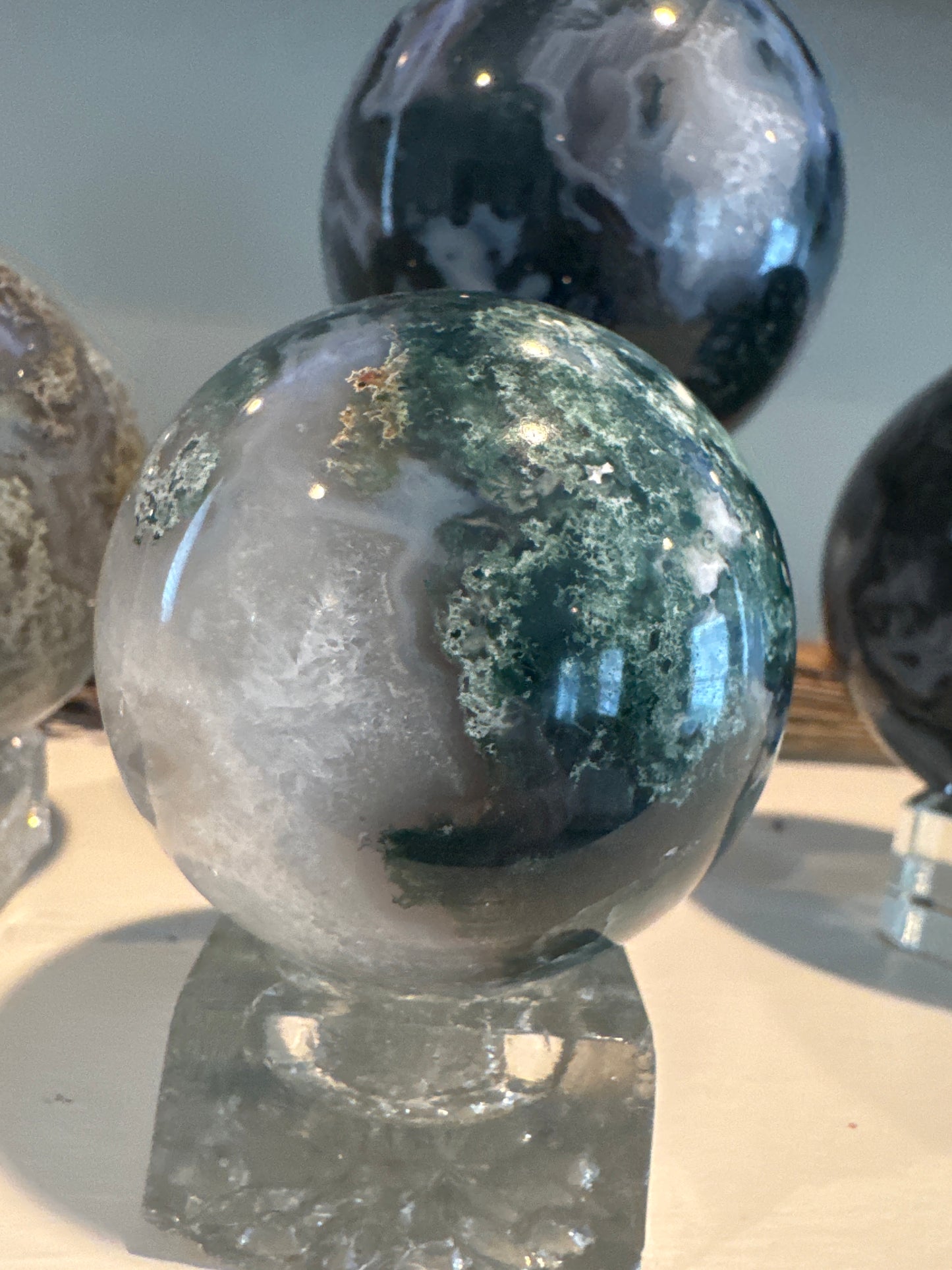 Moss Agate Sphere
