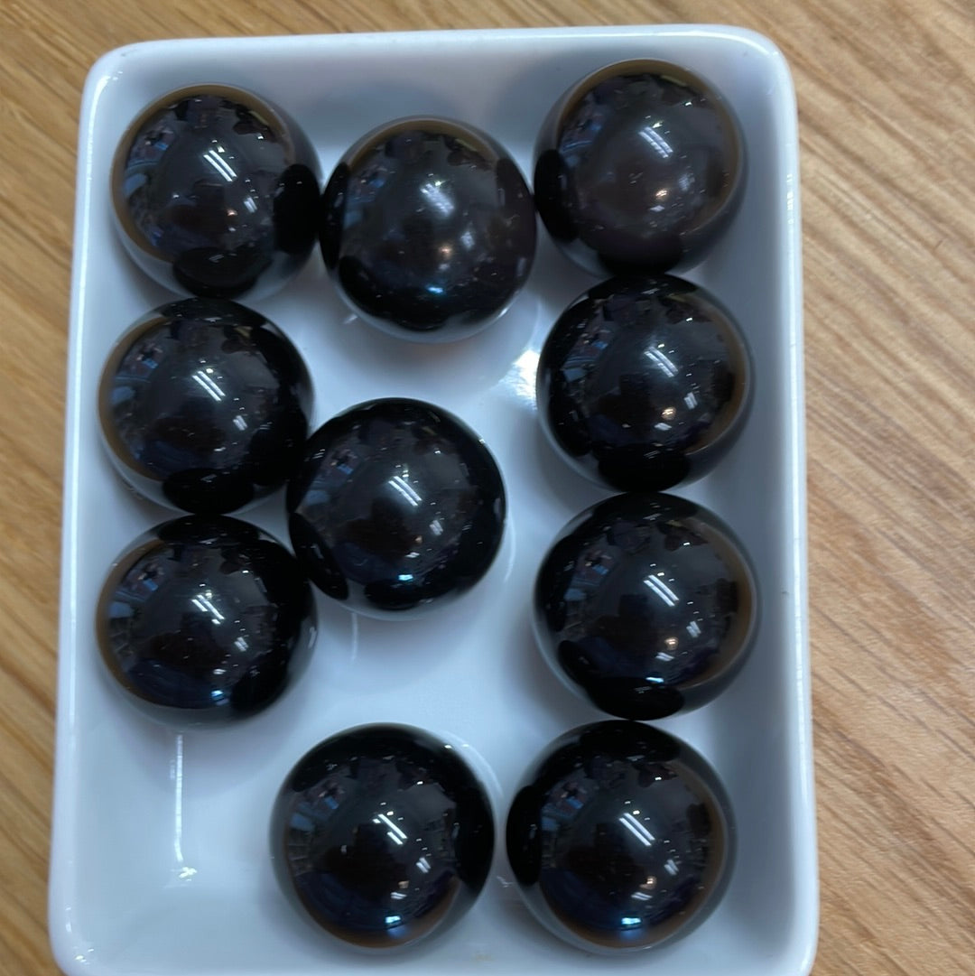 Rainbow Obsidian Sphere