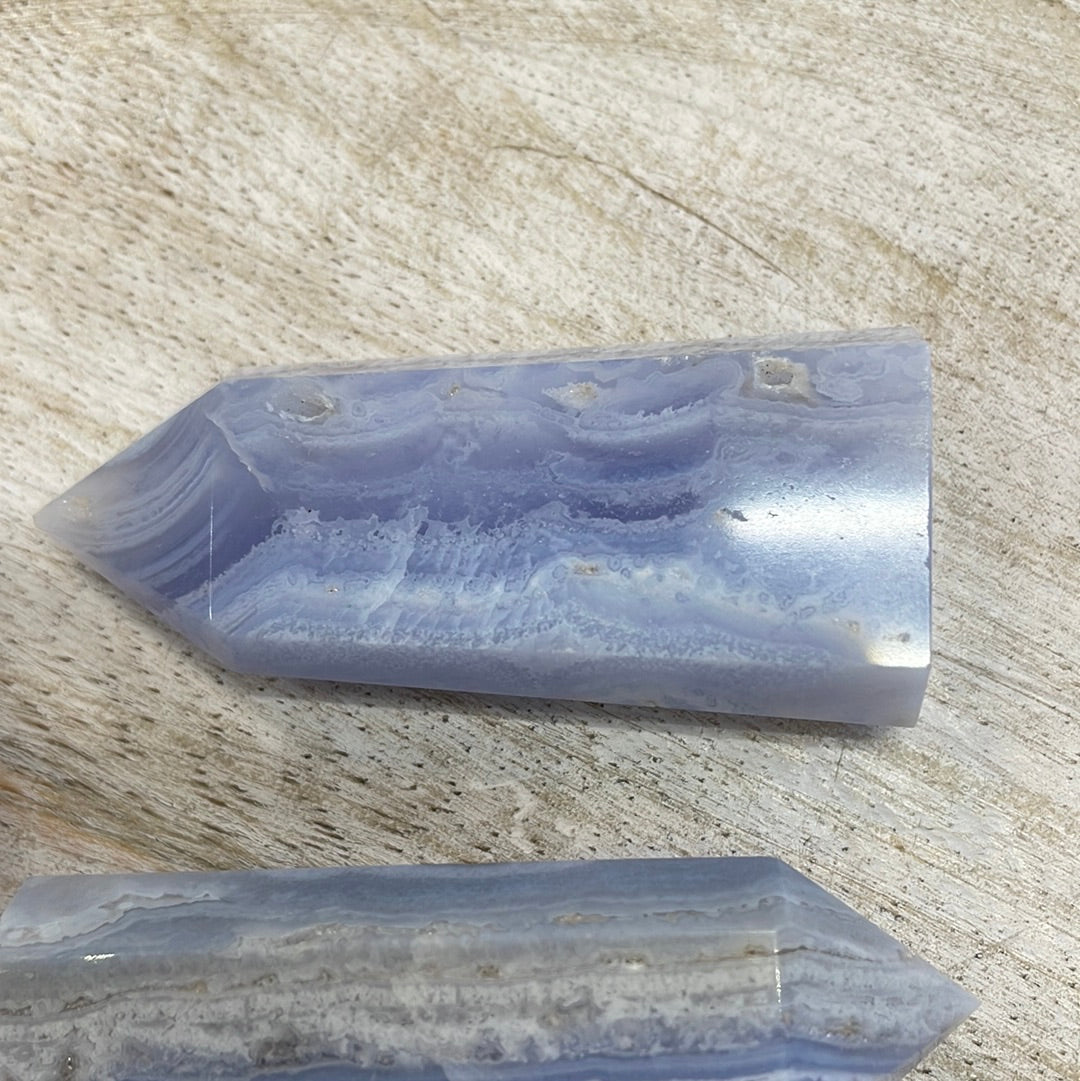 Blue Lace Agate Tower