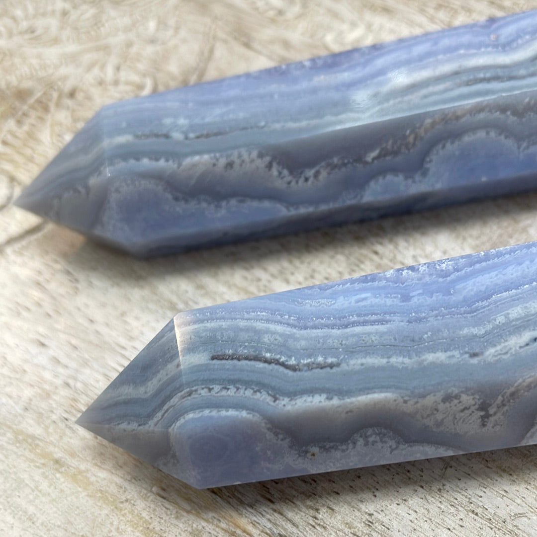 Blue Lace Agate Tower