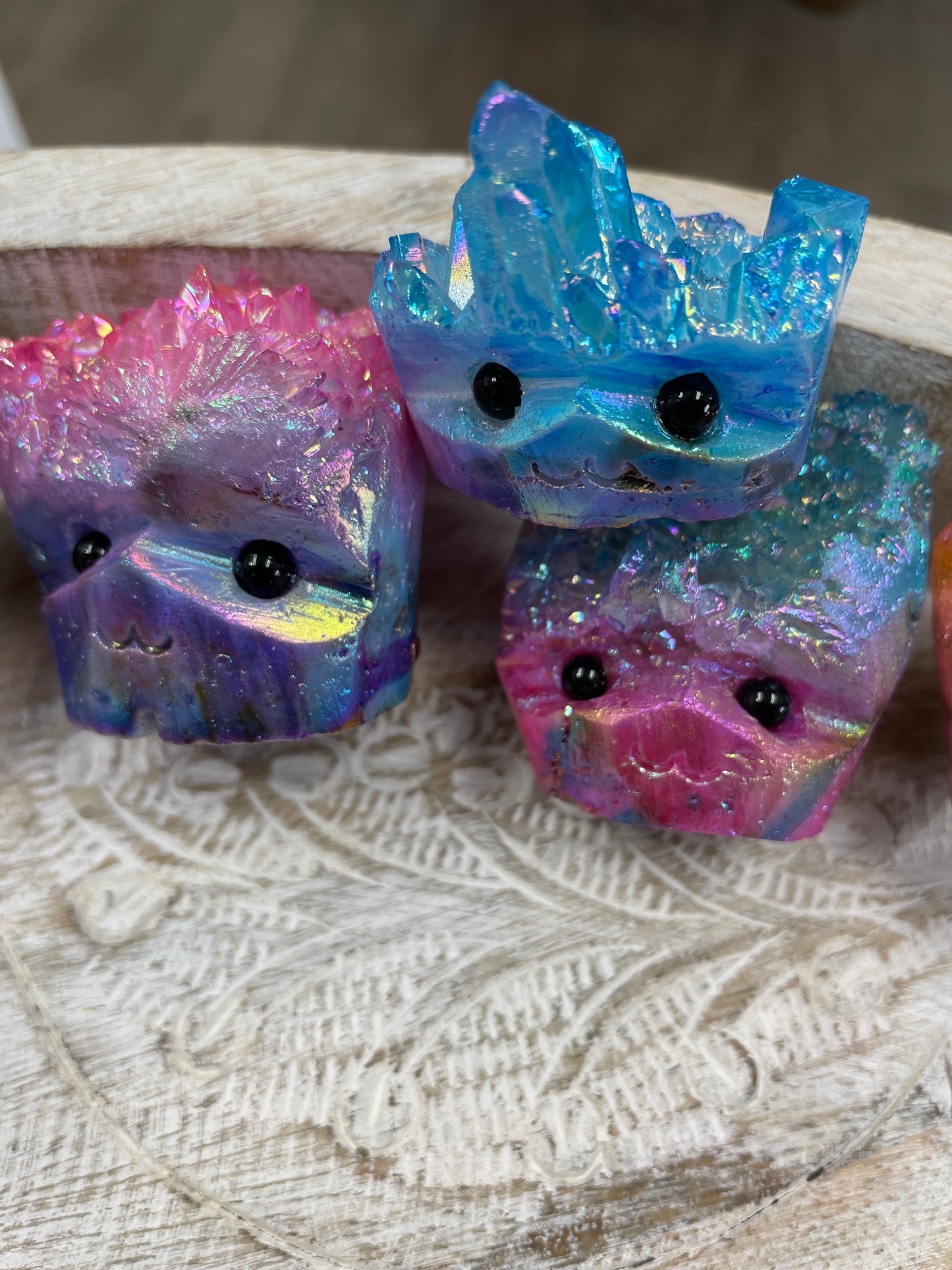 Aura Quartz Hedgehog